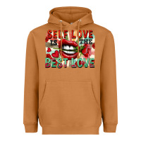 Meerkat Self love is the best love Heavyweight Hoodie - FaDigitalArtStudio