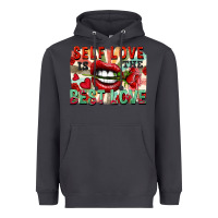Smoke Self love is the best love Heavyweight Hoodie - FaDigitalArtStudio