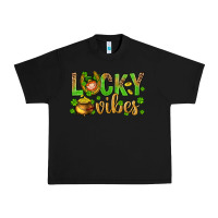 Black St. Patricks day lucky vibes Urban Heavy Tee - BundleAndBundleShop