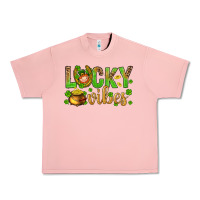 Salmon St. Patricks day lucky vibes Urban Heavy Tee - BundleAndBundleShop