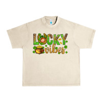 Sandshell St. Patricks day lucky vibes Urban Heavy Tee - BundleAndBundleShop