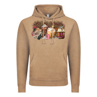 Vintage Coffee Hair Dresser Coffee Cups Vintage Hoodie - MaliasSmallBusiness