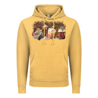 Vintage Mustard Hair Dresser Coffee Cups Vintage Hoodie - MaliasSmallBusiness