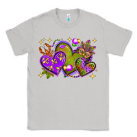 Moon Dust Mardi Gras Hearts Classic Tee - BundleAndBundleShop