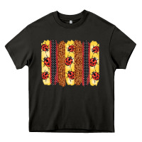 Asphalt ladybug  brushstrokes Heavy Core Tee - BarkalooDesign