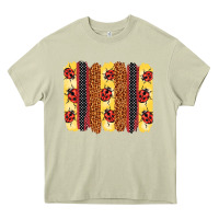 Mossy ladybug  brushstrokes Heavy Core Tee - BarkalooDesign