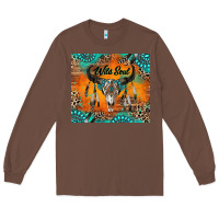 Chestnut wild soul boho bull skull Long Sleeve Tee - RanaPortraitStore