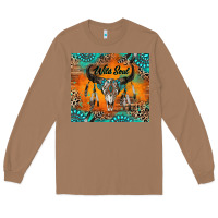 Toasted Coconut wild soul boho bull skull Long Sleeve Tee - RanaPortraitStore
