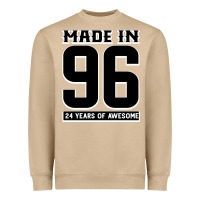 Mushroom Made In 96 24 Years Of Awesome Heavyweight Sweatshirt - Bettercallsaul