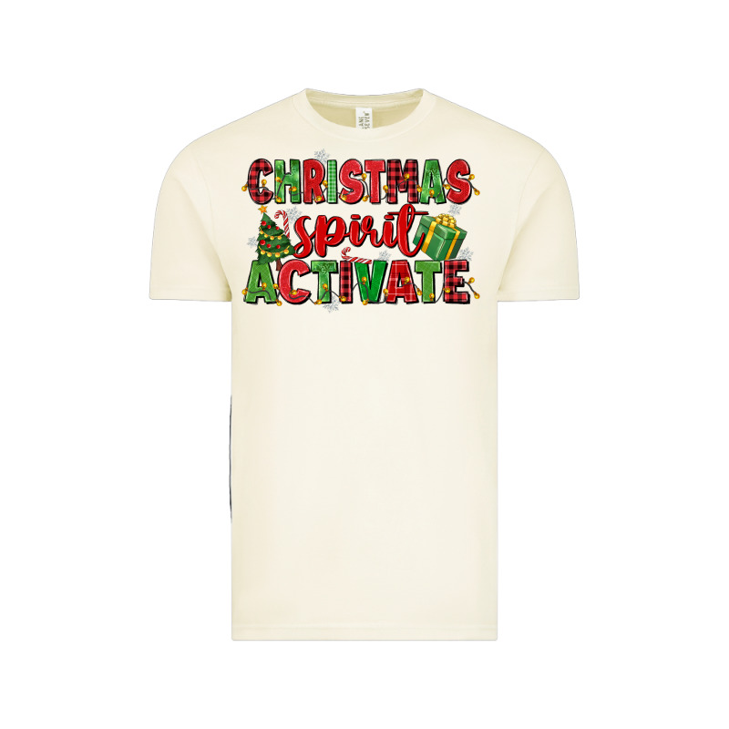 Christmas Spirit Activate Vintage Tee by MaliasSmallBusiness | Teevron