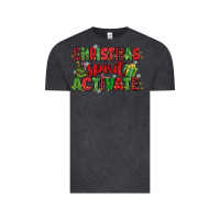 Vintage Black christmas spirit activate Vintage Tee - MaliasSmallBusiness