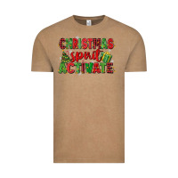 Vintage Coffee christmas spirit activate Vintage Tee - MaliasSmallBusiness