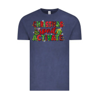 Vintage Denim christmas spirit activate Vintage Tee - MaliasSmallBusiness