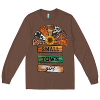 Chestnut small town girl western windmill wooden boards Long Sleeve Tee - Jasminsmagicworld