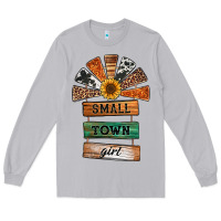 Moon Dust small town girl western windmill wooden boards Long Sleeve Tee - Jasminsmagicworld