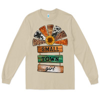 Mushroom small town girl western windmill wooden boards Long Sleeve Tee - Jasminsmagicworld