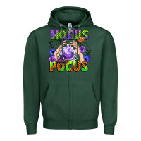 Sports Green hocus pocus Zipper Hoodie - CowGirlArtShop