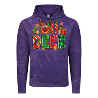 Cloud Purple Oh deer Reindeer Vintage Hoodie - NancyCooperArtShop