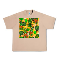 Burro St. Patricks gnomies seamless pattern Urban Heavy Tee - BundleAndBundleShop