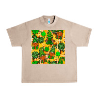 French Oak St. Patricks gnomies seamless pattern Urban Heavy Tee - BundleAndBundleShop