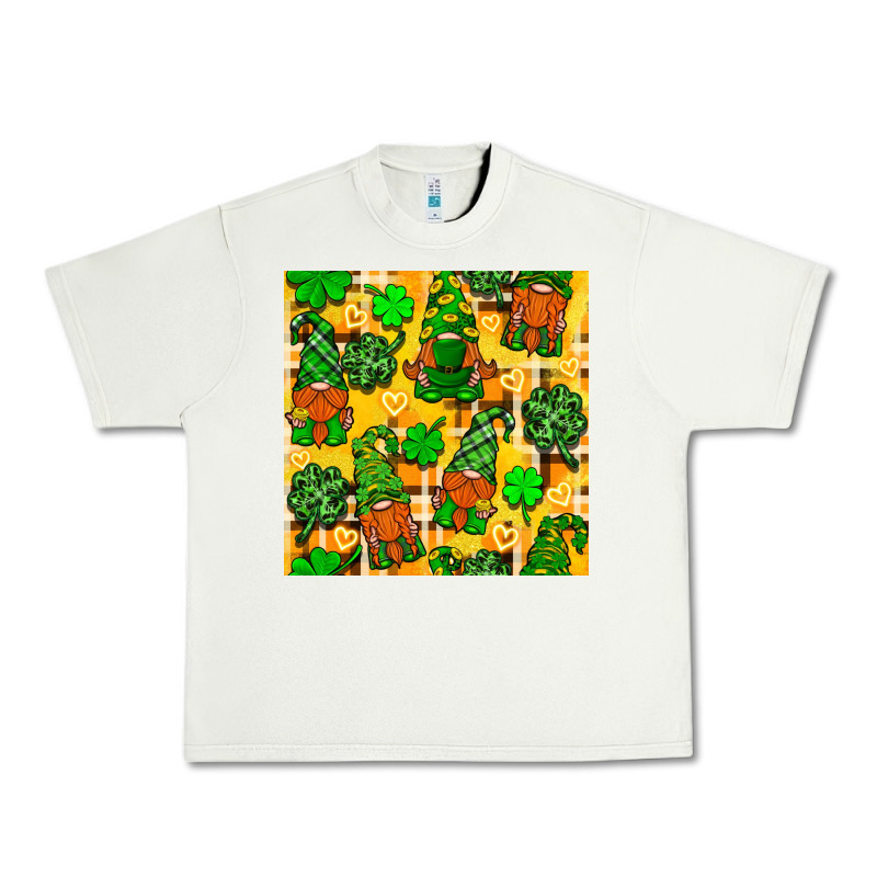 St. Patricks Gnomies Seamless Pattern Urban Heavy Tee by BundleAndBundleShop | Teevron