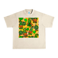 Sandshell St. Patricks gnomies seamless pattern Urban Heavy Tee - BundleAndBundleShop