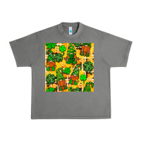 Tornado St. Patricks gnomies seamless pattern Urban Heavy Tee - BundleAndBundleShop