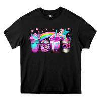 Black unicorn coffee Heavy Core Tee - Jasminsmagicworld