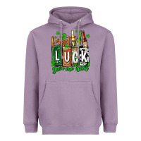 Lavender St. Patrick's Forget luck give me beer Heavyweight Hoodie - OliviaCreatesArt