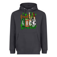 Smoke St. Patrick's Forget luck give me beer Heavyweight Hoodie - OliviaCreatesArt