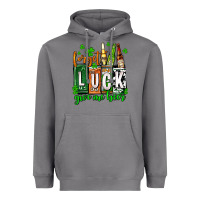 Storm St. Patrick's Forget luck give me beer Heavyweight Hoodie - OliviaCreatesArt