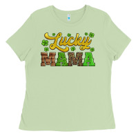 Matcha lucky mama st patricks day Ladies Tee - Jasminsmagicworld