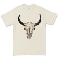 Bone bull skull Premium Tee - BarkalooDesign