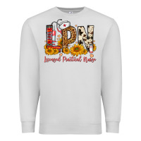 Dove Grey Western Lpn Licensed Practical Nurse Premium Sweatshirt - FaDigitalArtStudio