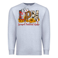 Heather Grey Western Lpn Licensed Practical Nurse Premium Sweatshirt - FaDigitalArtStudio