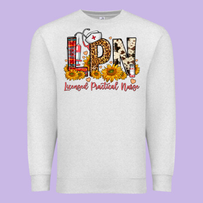 Western Lpn Licensed Practical Nurse Premium Sweatshirt Designed By Fadigitalartstudio