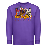Purple Western Lpn Licensed Practical Nurse Premium Sweatshirt - FaDigitalArtStudio