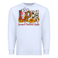 White Western Lpn Licensed Practical Nurse Premium Sweatshirt - FaDigitalArtStudio