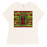 Bone our lady of Guadalupe Christmas Ladies Tee - Jasminsmagicworld