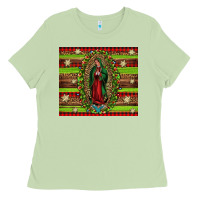 Matcha our lady of Guadalupe Christmas Ladies Tee - Jasminsmagicworld