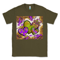 Mardi Gras Hearts Tumbler Bbs Classic Tee | Teevron