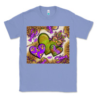 Colony Blue mardi gras hearts tumbler bbs Classic Tee - BundleAndBundleShop