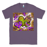 Lavender mardi gras hearts tumbler bbs Classic Tee - BundleAndBundleShop
