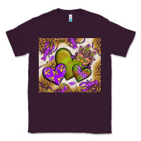 Plum mardi gras hearts tumbler bbs Classic Tee - BundleAndBundleShop