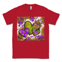 Red mardi gras hearts tumbler bbs Classic Tee - BundleAndBundleShop