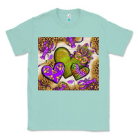 Seafoam mardi gras hearts tumbler bbs Classic Tee - BundleAndBundleShop