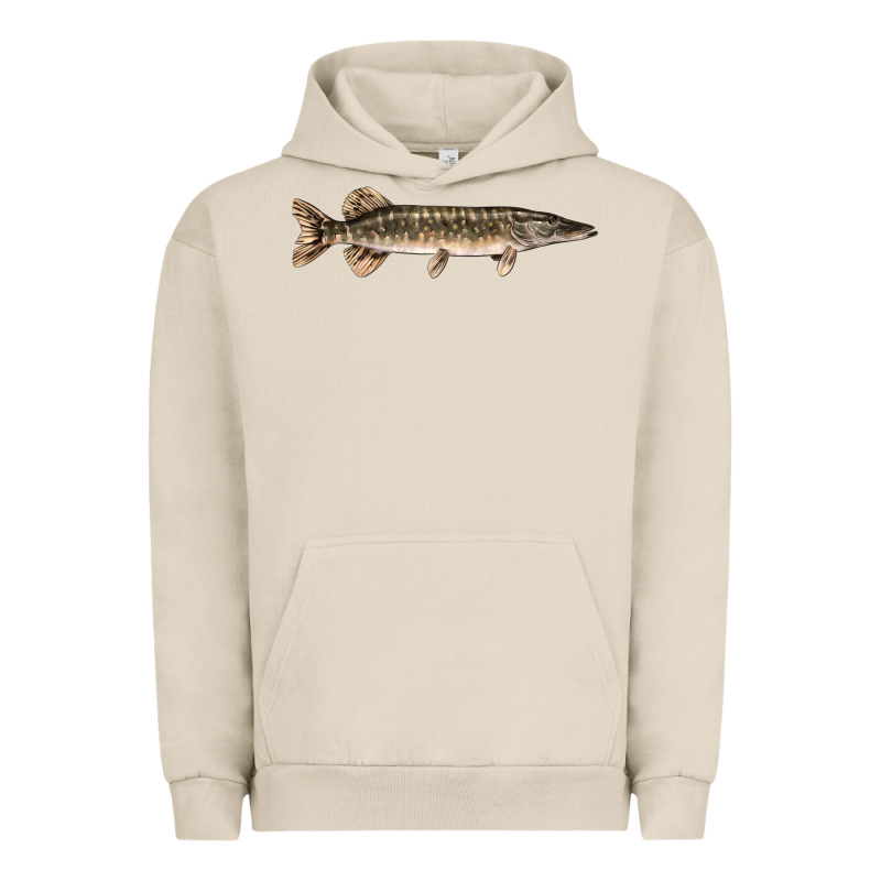 Northern Pike Fish Illustrations Urban Hoodie by LillyAllenDesigns | Teevron