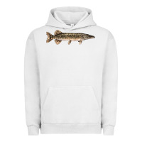 Pigment Lunar Rock Northern Pike Fish Illustrations Urban Hoodie - LillyAllenDesigns