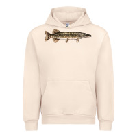 Sandshell Northern Pike Fish Illustrations Urban Hoodie - LillyAllenDesigns