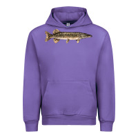 Tulip Northern Pike Fish Illustrations Urban Hoodie - LillyAllenDesigns